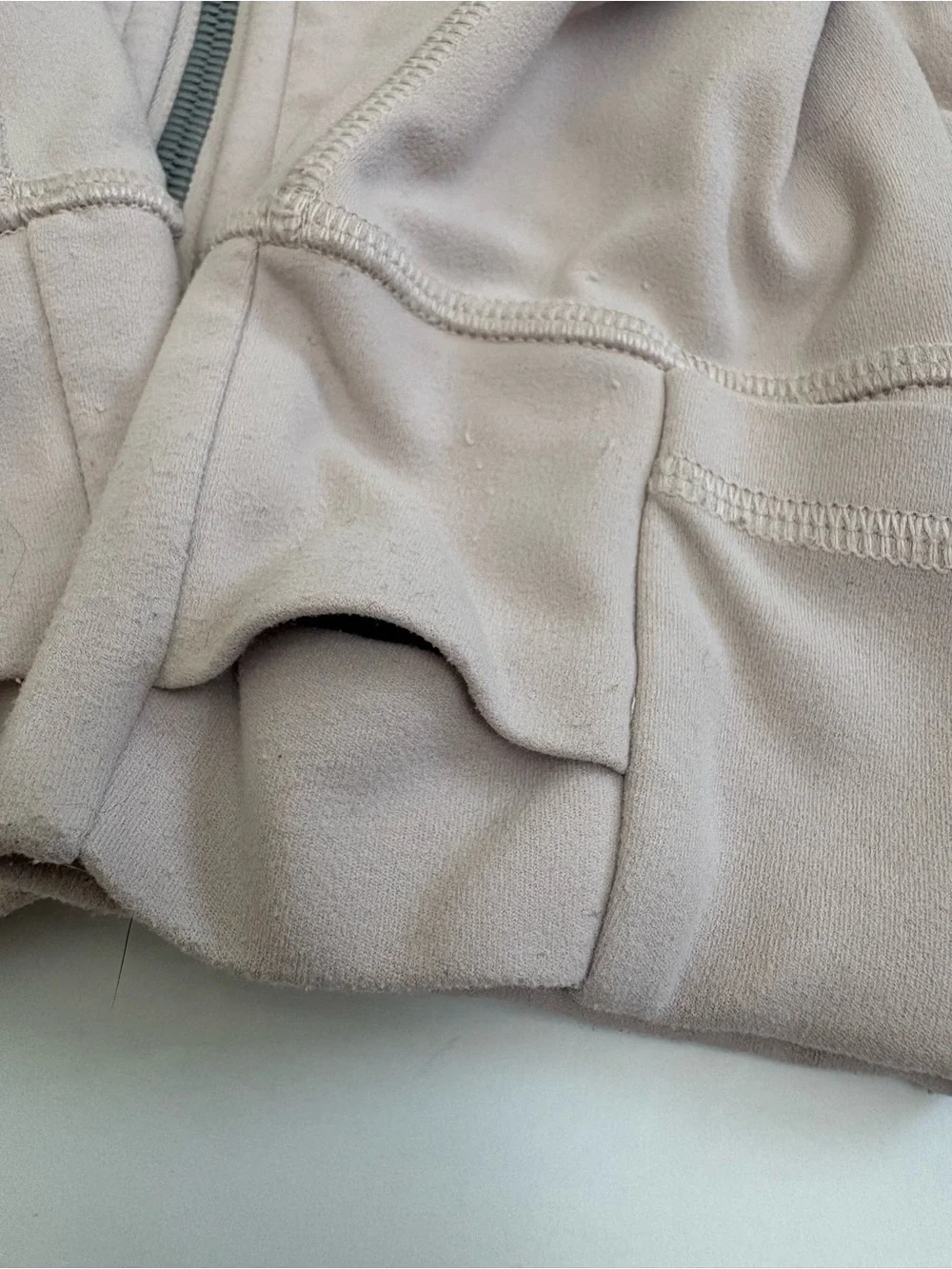 Lululemon Hooded Define Jacket Full Zip Pale Pink Size 10 See Description